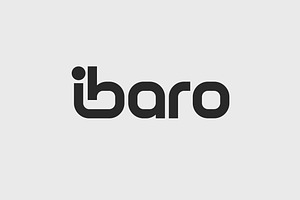 Ibaro Logo Font, a Sans Serif Font by Artiveko