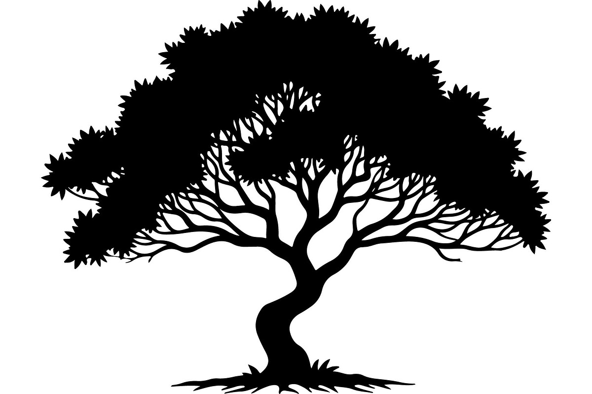 Black Tree Vector Clipart Pack, an Object Graphic by Designer_Momina (Photo 7 of 10)