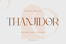 Thanjidor - Elegant Serif Typeface