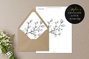 Printable Envelope Liner, Sophie, an Invitation Template by Alice Bluefox (Thumbnail 2 of 7)