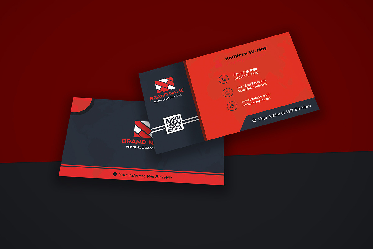 Corporate Business Card PSD, a Business Card Template by Mohammad Sarfaraz (Photo 2 of 7)
