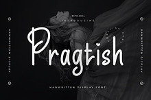 Pragtish - Handwritten Display Font