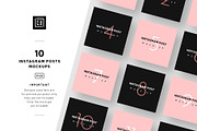 Instagram Post Mockups, a Product Mockup by Cooledition (Thumbnail 1 of 16)