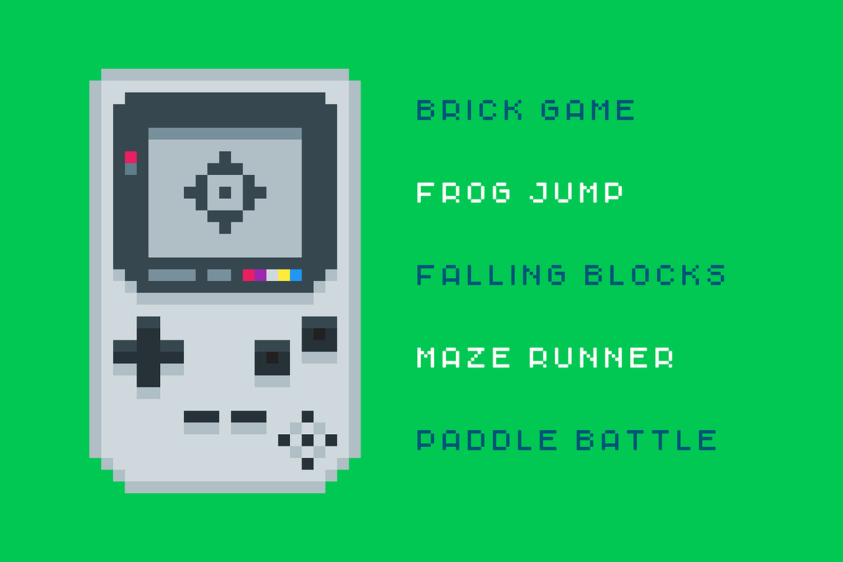 Monopix Pixel Typeface (12 Fonts), a Sans Serif Font by alpercakici (Photo 2 of 11)