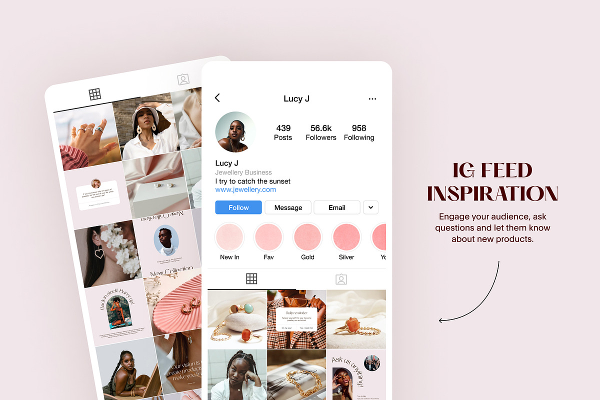 Small Business Canva Instagram Posts, a Social Media Template by Alice Store (Photo 6 of 8)