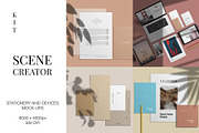 Scene Creator - Mockups Kit, a Books & Magazine Mockup by graphiccrew (Thumbnail 1 of 14)