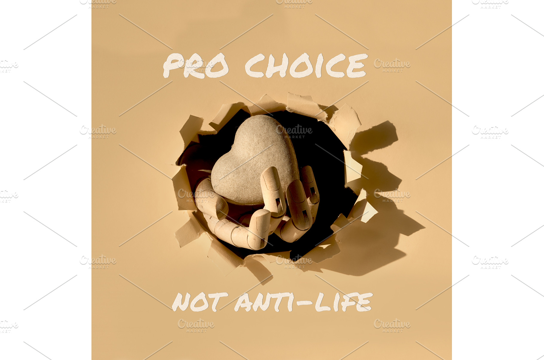 Text Pro Choice not Anti-Life, a Technology Photo by tilialucida