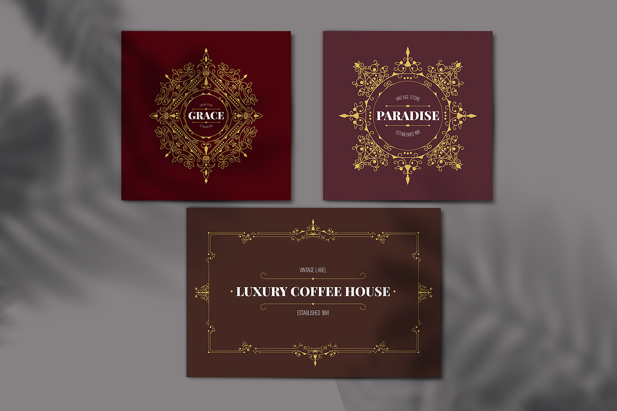 8 luxury logos & badges, a Graphic by tomuato (Photo 3 of 4)