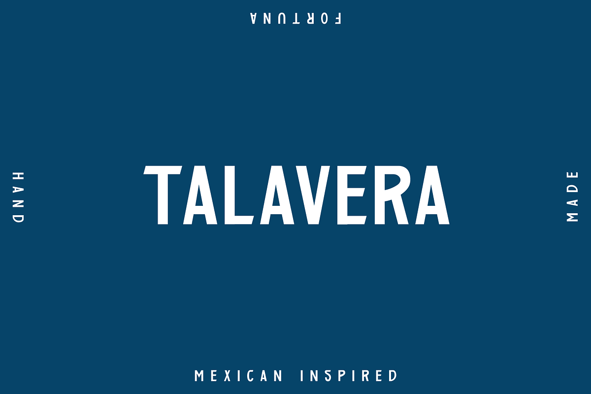 Talavera: Sans Serif Display Font, a Sans Serif Font by Fortuna Font Foundry (Photo 1 of 4)
