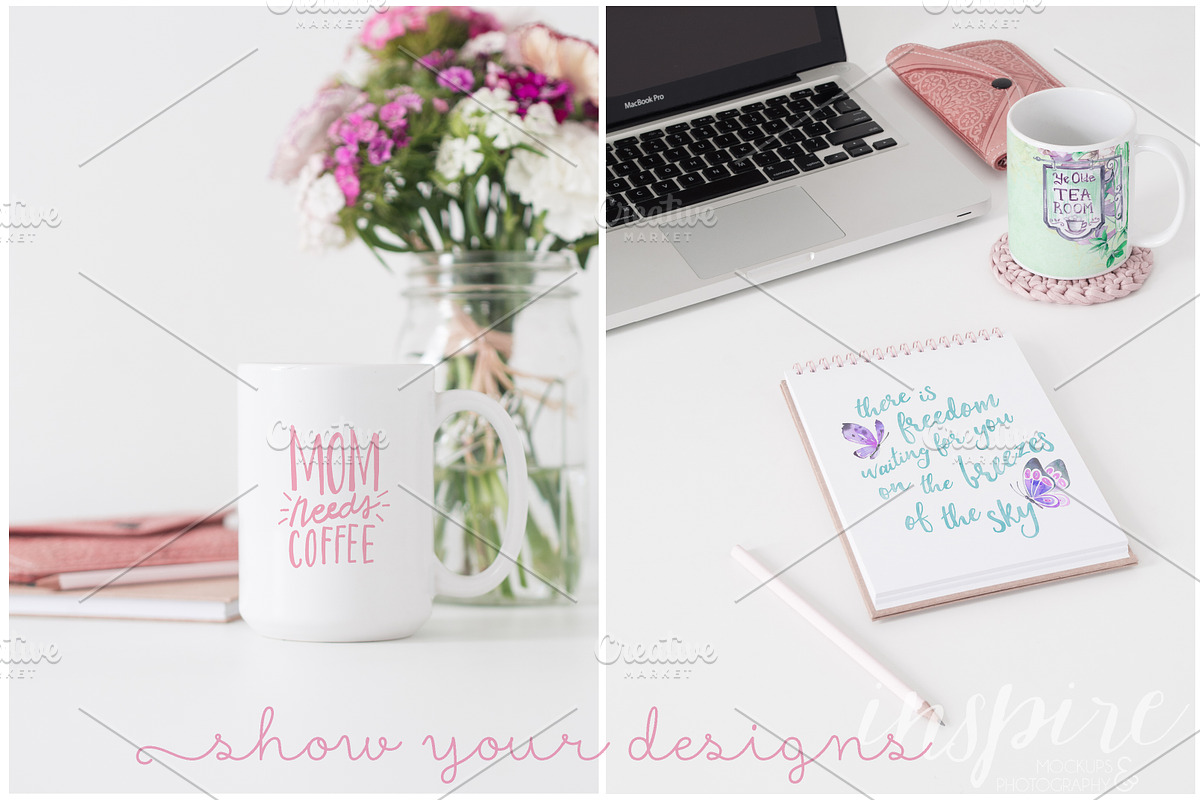 Spring Mockups & Styled Stock Bundle, a Cups & Container Mockup by Inspire Mockups (Photo 5 of 8)
