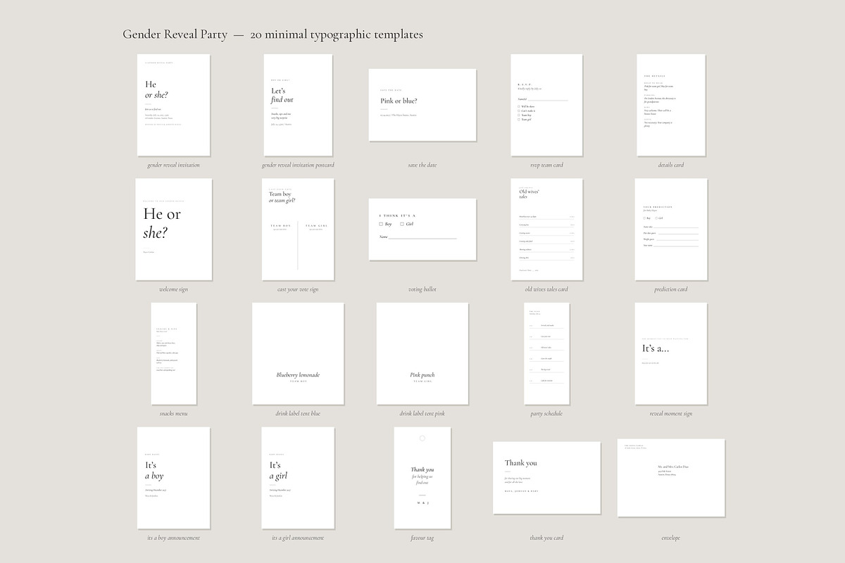 Baby Stationery 100 Templates V3, a Stationery Template by pawellpi (Photo 32 of 36)