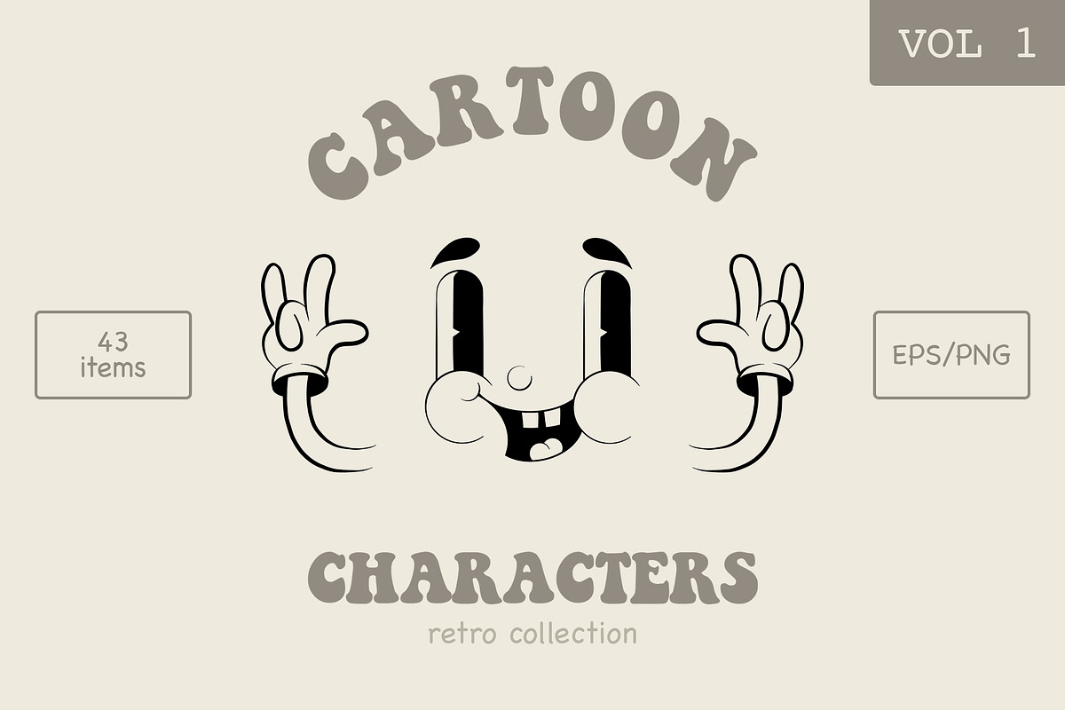 80% OFF Cartoon Characters Bundle, an Illustration by Alina Sh (Photo 2 of 5)