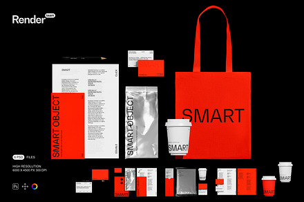 Brand Identity Mockup Set, a Product Mockup by Renderteam