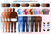 Best Daddy Clipart, Dad and Children, a Person Illustration by ArtedeCatrin (Thumbnail 2 of 11)