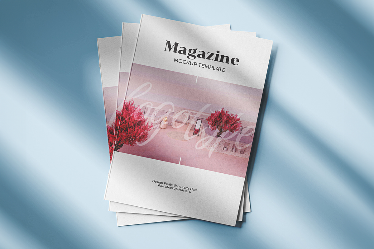 Magazine Set Mockup, an Advertising Mockup by Se٧enStudio