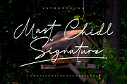 MastChildSignature, a Handwritten Font by puji_hartono (Thumbnail 1 of 5)