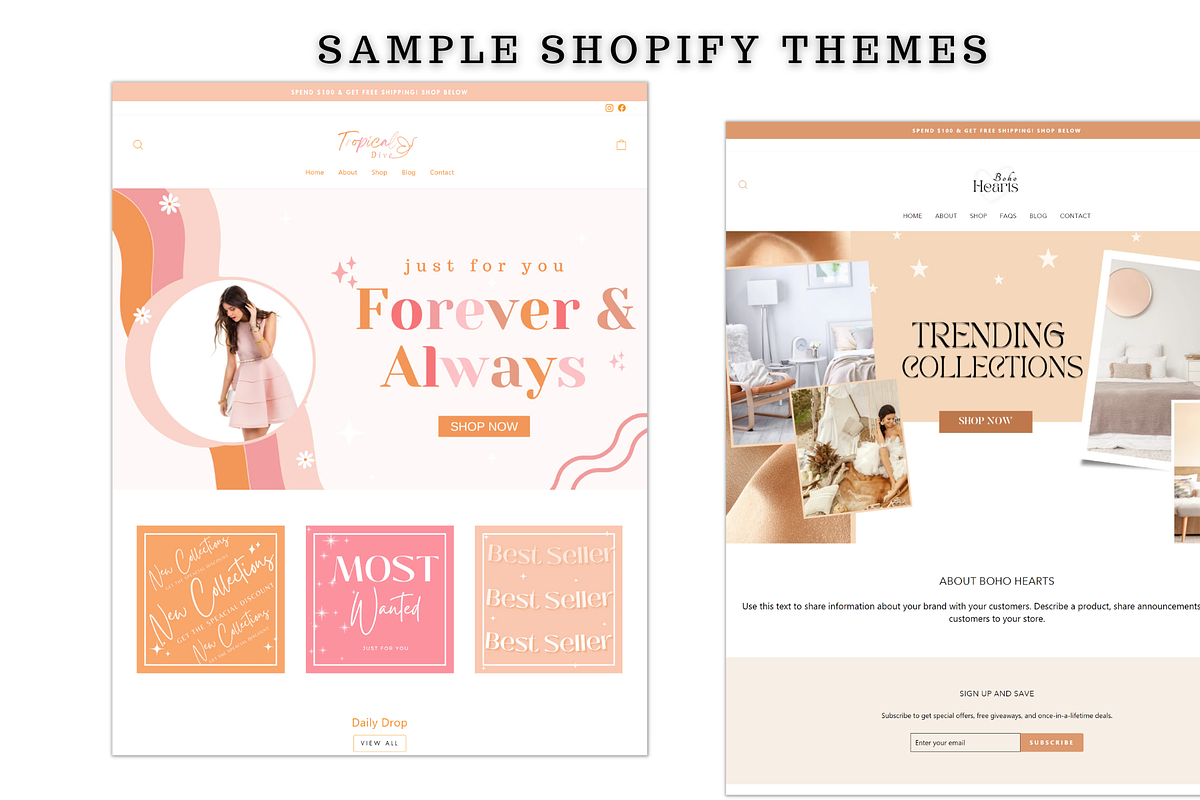 Shopify full site setup -24 hours, a Shopify Template by Millennials Marketing (Photo 5 of 5)