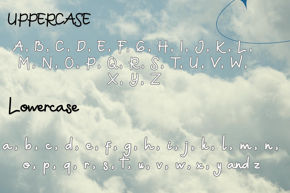 A Distraction: Handwritten Font, a Handwritten Font by PaperMoon (Photo 6 of 7)