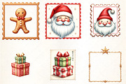 Christmas Postage Stamp Clipart, an Illustration by CrexoraLab (Thumbnail 2 of 5)