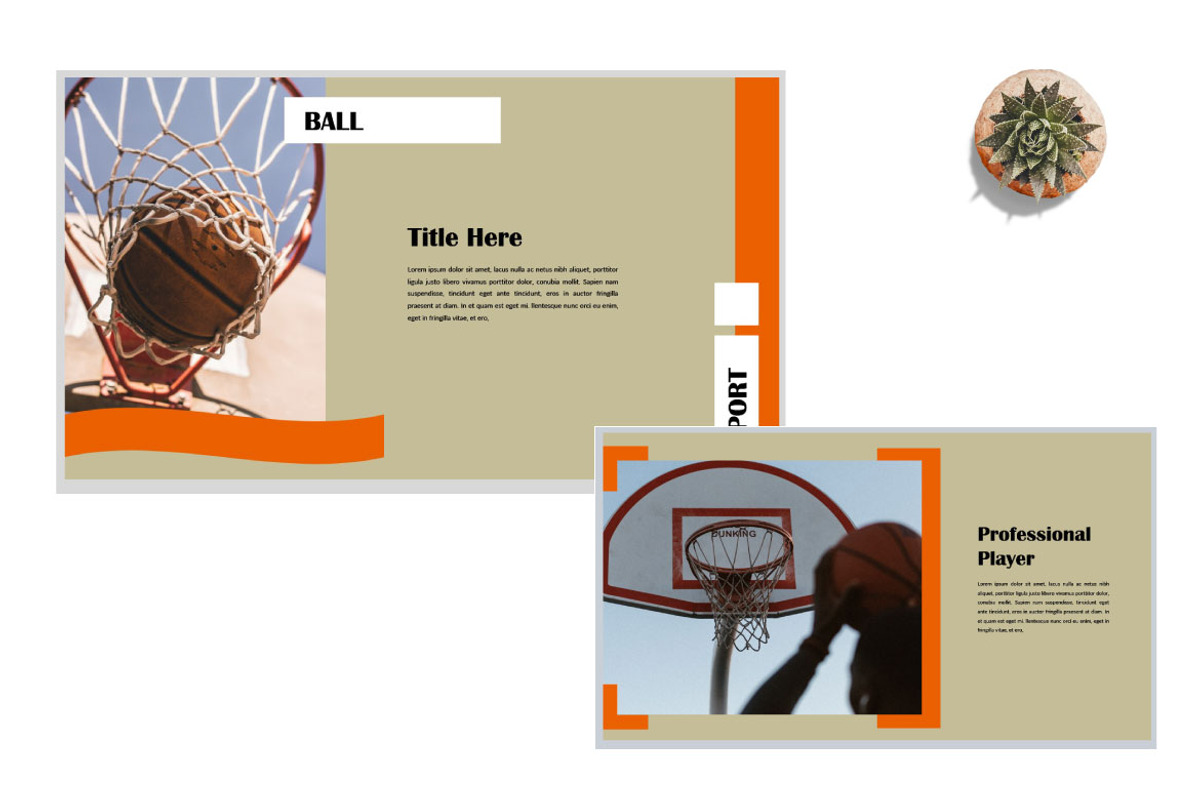 Basketball Sport - Creative Powerpoint