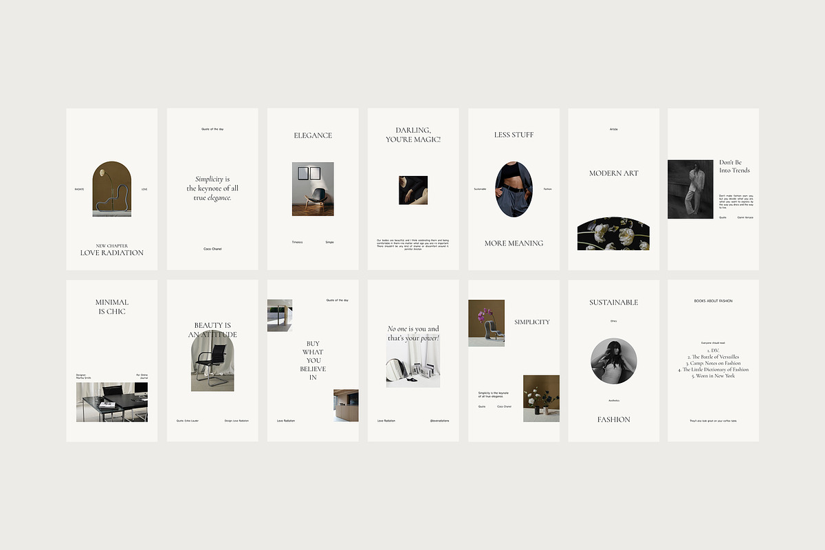 CANVA PS Instagram Templates Posts, a Social Media Template by Love Radiation Studio (Photo 14 of 16)