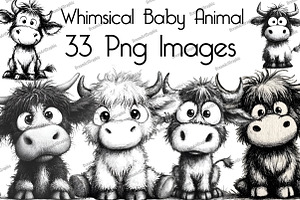 Whimsical Baby Animal SVG Bundle, an Illustration by DreamArtGraphic