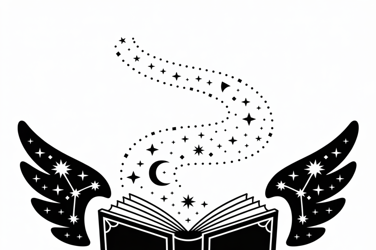 silhouette of a witch’s spellbook, an Illustration by Amazin_art (Photo 17 of 20)