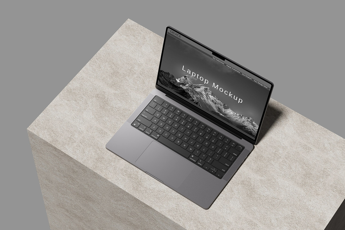 Laptop Mockup, a Mac Mockup by Lxadesign (Photo 5 of 6)
