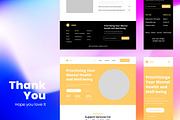 Mental Health Wireframe Website 01, a Wireframe Template by INSPR STD (Thumbnail 4 of 4)