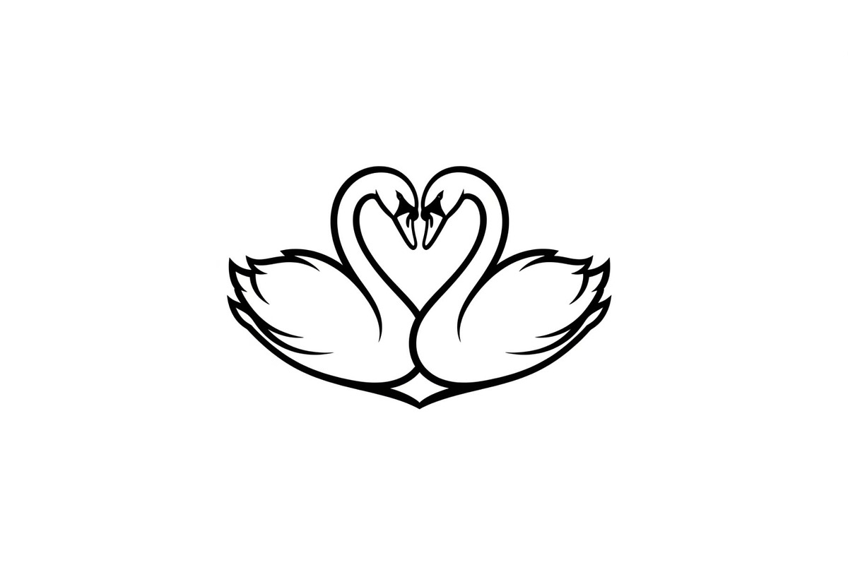 Swan Love Silhouette SVG Bundle, an Illustration by Designs_River (Photo 18 of 31)
