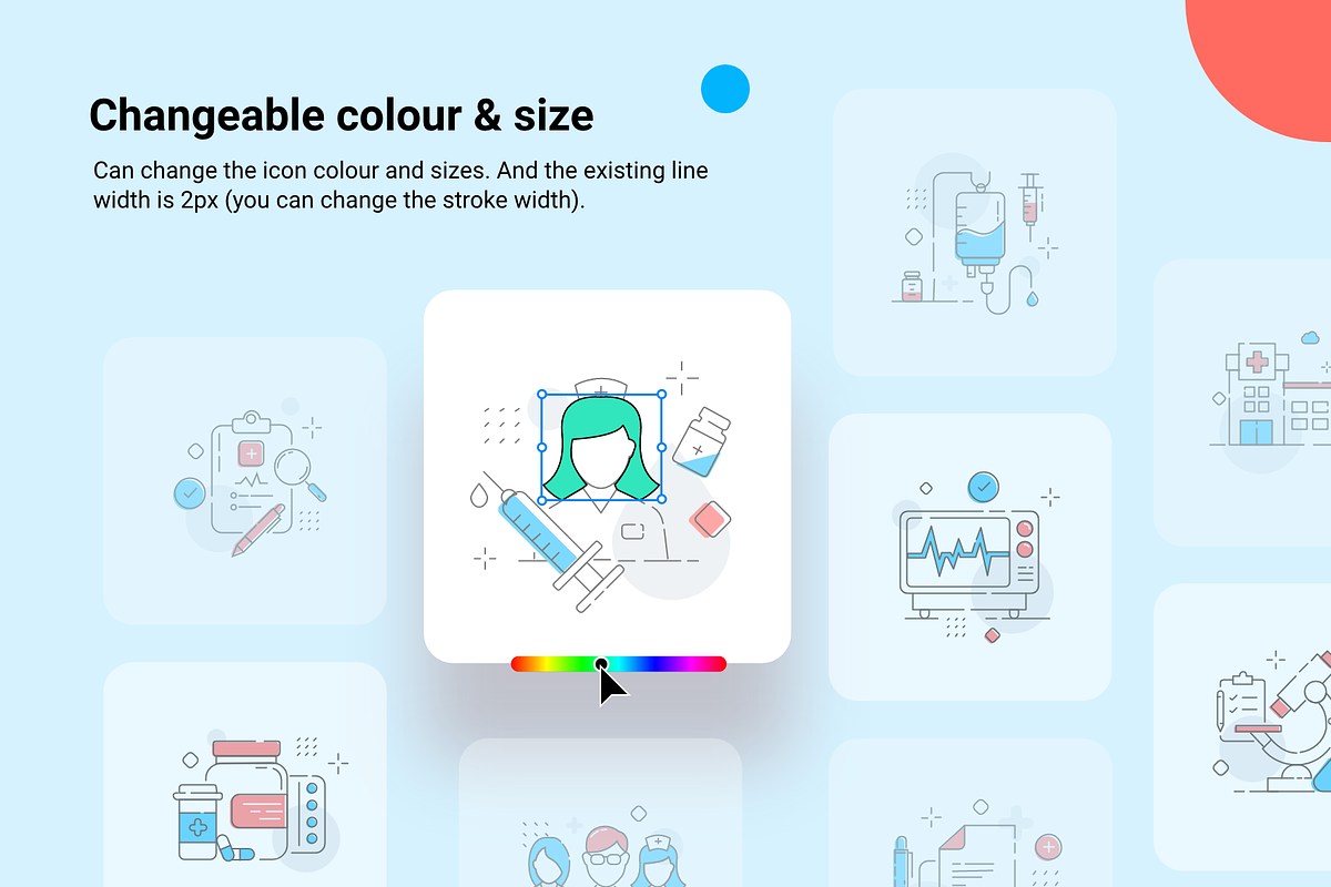 Icons Pack For Covid and Medical, an Outline Icon by Ragul Creates (Photo 5 of 6)
