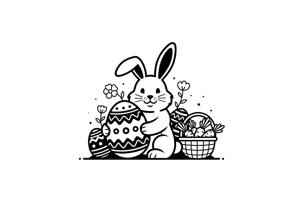Happy Easter Bunny Vector Bundle, an Illustration by jahid234 (Photo 6 of 51)