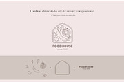 Veggies logo elements and templates, a Graphic by Vasylyka (Thumbnail 9 of 11)
