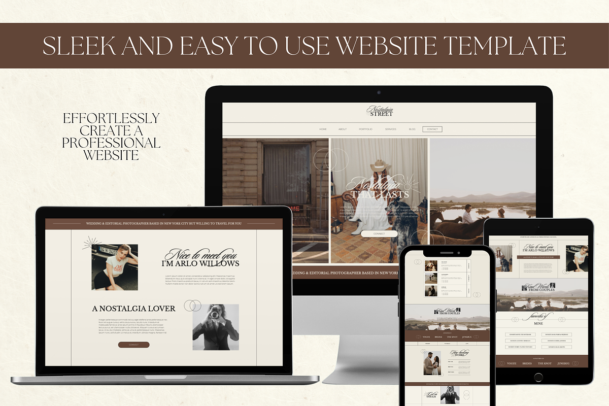 Showit Website Template Photography, an App Template by Branding Babe Co. (Photo 3 of 12)