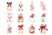 Cute Christmas Gift Tags, an Illustration by Design Market (Thumbnail 3 of 3)