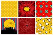 Superhero Digital Papers, a Pattern Graphic by CitraGraphics (Thumbnail 2 of 5)