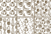 Hand drawn vintage pumpkins, a Decorative Illustration by Elena Mykhailenko (Thumbnail 4 of 5)