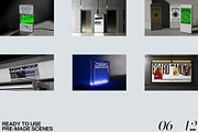 Boards mockups, an Advertising Mockup by Creatoom (Thumbnail 3 of 11)