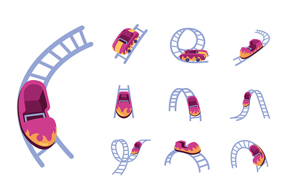 Roller Coaster Ride Set preview 2