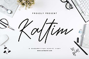 Kaltim Font, a Script Font by Zelda Graphic (Thumbnail 1 of 6)