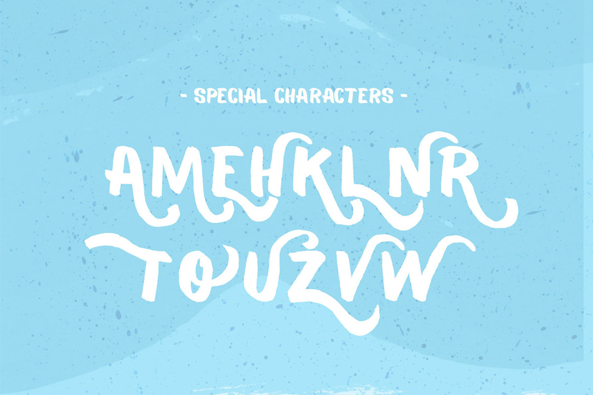 Balmy Brush Font preview 3