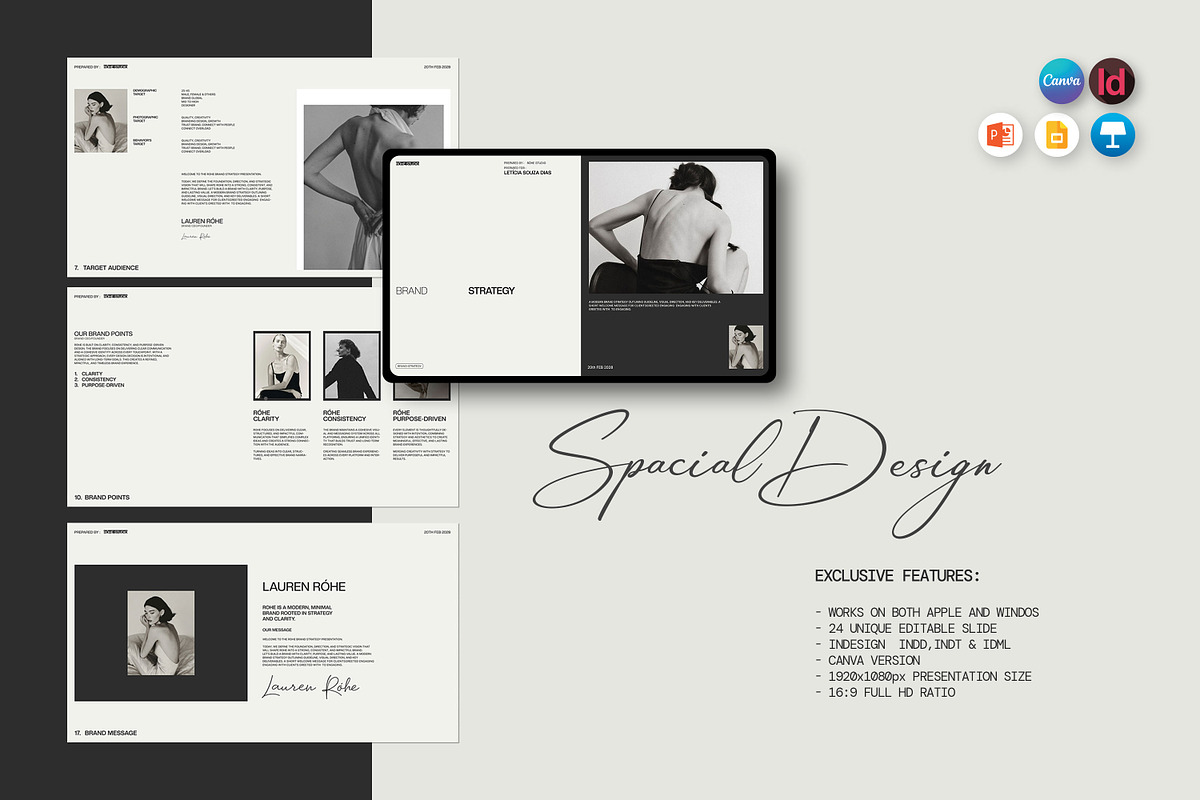 Róhe | Brand Strategy Template, a Presentation Template by Graphpexel (Photo 2 of 9)