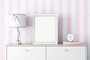 Portrait Frame in Baby Room Mock-up, a Poster Template by Mockup Shop (Thumbnail 2 of 2)