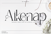 Aikenap, a Serif Font by Muksal Creative (Thumbnail 1 of 8)