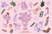 Hand Drawn Christmas & New Year Icon, an Object Graphic by Laras Wonderland (Thumbnail 6 of 10)