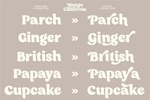 Mango California Serif Font