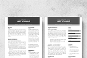 Zone Resume Template + Cover Letter, a Resume Template by Made By Hamilton (Thumbnail 3 of 4)