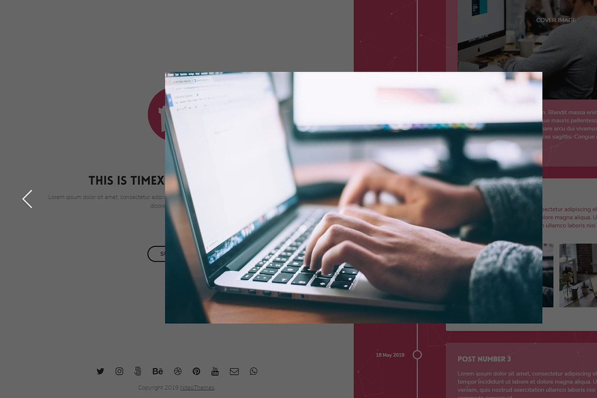 CMP TimeX - Coming Soon landing page, a WordPress Template by NiteoThemes (Photo 3 of 6)