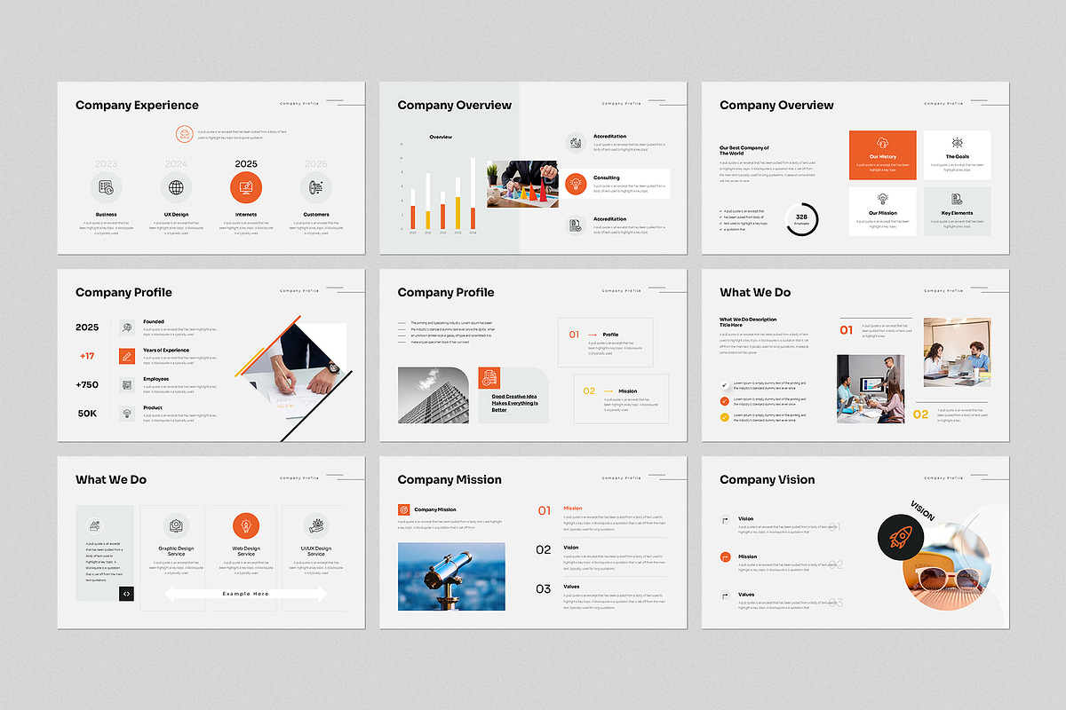 Company Profile Presentation, a Presentation Template by GenerousArt (Photo 3 of 8)