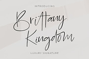 Brittany Kingdom: Charming Font, a Handwritten Font by Jogiia Digital (Thumbnail 1 of 5)